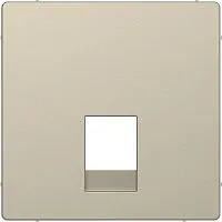 Накладка центральная Merten D-Life для розетки телефонной 2-м RJ11/RJ12 SD сахара SchE MTN4215-6033