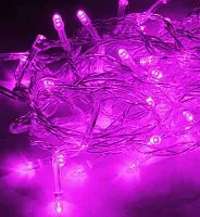 Гирлянда светодиодная 50LED провод 6.5м 8 режимов мигания Космос KOC_GIR50LED_V