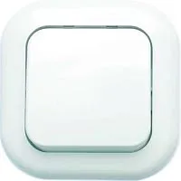 Выключатель 1-кл. 1п 2мод. СП Валентина 6А IP20 С16-040 бел. Кунцево 7643