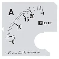 Шкала сменная для A721 20/5А-1.5 PROxima EKF s-a721-20