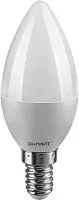 Лампа светодиодная 71 629 OLL-C37-6-230-4K-E14-FR 6Вт свеча 4000К нейтр. бел. E14 470лм 176-264В ОНЛАЙТ 71629