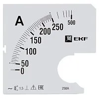 Шкала сменная для A961 250/5А-1.5 PROxima EKF s-a961-250