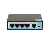 Коммутатор неуправляемый 4 PoE (802.3af) порта 10/100Мбит/с до 250 метров cat6 1Upl 60W GIGALINK GL-SW-F005-04P