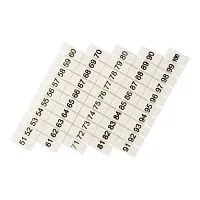 Маркеры для UT/ST/Push-in 2.5 с нумерацией 50-100 (уп.100шт) EKF zb-st-2.5-50-100