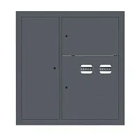 Щит этажный 2кв. слаботочка слева RAL7016 (1000х950х150) PROxima EKF mb29-v-2z-ral7016