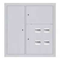 Щит этажный 4кв. слаботочка слева (1000х950х160) Basic EKF mb28-v-4z