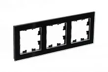 Рамка 3-м AtlasDesign Nature стекло черн. SchE ATN321003