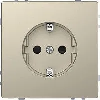 Розетка 1-м СП Merten D-Life 16А IP20 с заземл. защ. шторки SD сахара SchE MTN2300-6033