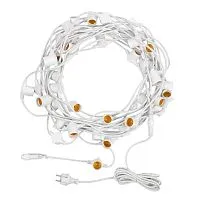 Гирлянда "Белт Лайт" 20м шаг 50см 40 патронов 50Вт IP44 провод каучук бел. Neon-Night 331-334