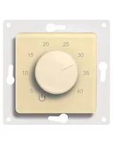 Термостат механический Th-HF-G-B 16А 3.6кВт для теплых полов датчик пола с возможн. установкой в рамку Schneider Glossa беж. Extherm Th-HF-G-B