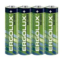 Элемент питания солевой AA/R6 1.5В R6SR4 SR4 (уп.4шт) Ergolux 12441