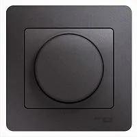 Светорегулятор (диммер) Glossa 300Вт поворотный в сборе графит SchE GSL001334