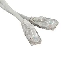 Патч-корд U/UTP кат.5e LSZH 3м PC-LPM-UTP-RJ45-RJ45-C5e-3M-LSZH-GY сер. Hyperline 42273