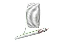 Кабель коаксиальный SAT 703 B.Cu/оплетка Cu 75проц. PVC 75Ом бел. (м) Эра Б0044612