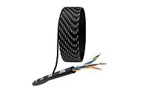 Кабель витая пара U/UTP кат.5E 4х2х24AWG solid CCA PE Outdoor Simple черн. (м) Эра Б0044436