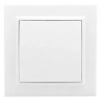 Выключатель 1-кл. СП Минск 10А IP20 бел. Basic EKF ERV10-021-10