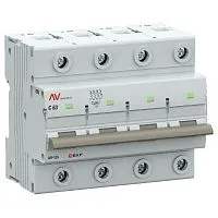 Выключатель автоматический 4п C 63А 10кА AV-125 AVERES EKF mcb125-4-63C-av