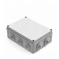 Коробка распаячная для наружного монтажа 10 гермовводов 190х140х70мм IP55 CHINT 8820020