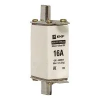 Вставка плавкая ППН-33 100/16А габарит 00C PROxima EKF fus-33/100/16
