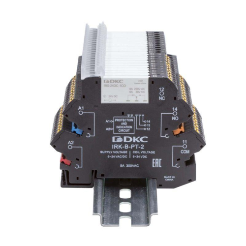 Реле интерфейсное 1CO ком. ток 6А AgSnO2 напряжение 110В AC/DC push-in клеммы DKC IRK-110UC-1CO-PT фото 4