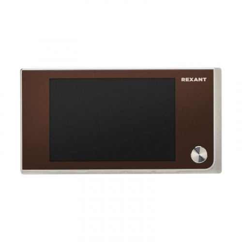 Видеоглазок дверной DV-114 с цветным LCD-дисплеем 3.5дюйм широкий угол обзора 120град. Rexant 45-1114 фото 7