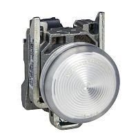 Лампа светосигнальная d22мм 230-240В бел. SchE XB4BVM1