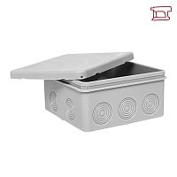 Коробка распределительная КМР-030-035 100х100х50 IP54 с крышкой для прямого монтажа без мембранных вводов сер. EKF plc-kmr-030-034