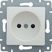 Розетка 1-м СП Sedna 16А IP20 250В без заземл. без защ. шторок механизм бел. SchE SDN2900121