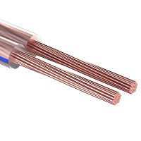 Кабель Stereo 2х0.25 прозр. BLUELINE (уп.20м) Rexant 01-6201-3-20