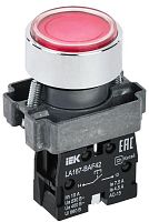 Кнопка LA167-BAF42 d22мм 1НЗ красн. IEK BBT20-BAF42-2-22-67-K04