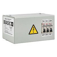 Ящик с понижающим трансформатором ЯТП 0.25 220/24В (3 авт. выкл.) Basic EKF yatp0.25-220/24v-3a