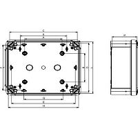 Коробка пласт. Abs 116х116х62 SchE NSYTBS11116