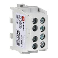 Клемма распределительная КСР с двойн. винтом 2х35/2х25 сер. PROxima EKF ksr-2.35-2.25-grey