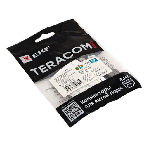 Коннектор полевой заделки RJ45 (8P8C) STP экранир. для кабеля кат.6A TERACOM PRO EKF TRP-PLUG-6ASTP-FST фото 8