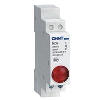 Индикатор ND9-1/r красн. AC/DC 24В (LED) (R) CHINT 594111