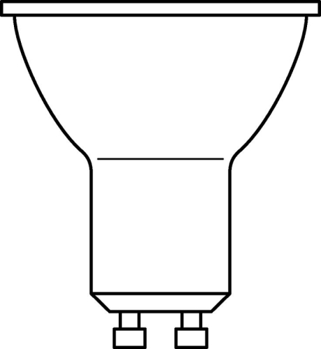 Лампа светодиодная LED Value LVPAR1675 10SW/840 10Вт GU10 230В 10х1RU OSRAM 4058075581807 фото 2