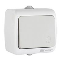 Кнопка звонка 1-кл. ОП Мурманск 10А IP54 сер. EKF EFZ10-026-30-54