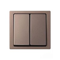 Клавиша для 2-кл. выкл. Merten D-Life SD мокко SchE MTN3400-6052