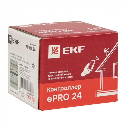 Модуль базовый ePRO удаленного управления 6вх/4вых 230В WiFi PROxima EKF ePRO-6-4-230-W фото 3