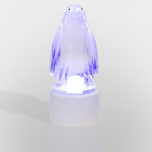 Фигура светодиодная "Пингвин Кристалл" 1LED RGB 1.5Вт IP20 на подставке элементы питания 3хAG13(LR44) (в компл.) Neon-Night 501-052 фото 3