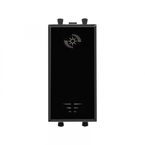 Диммер 1мод. 16А кнопочный Avanti "Черный квадрат" для LED ламп DKC 4402341