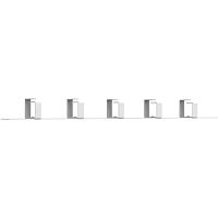 Органайзер кабельный 1U 5 колец PROxima EKF ITACO5