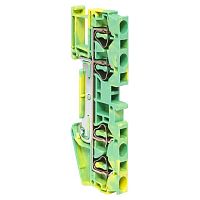 Колодка клеммная ST-4 4 вывода земля пружинная EKF plc-jxb-st-4-4-pen