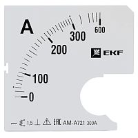 Шкала сменная для A721 300/5А-1.5 PROxima EKF s-a721-300