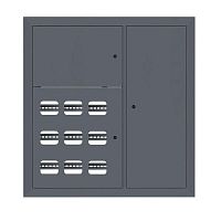 Щит этажный 9кв. RAL7024 3 окна в ряд по гориз. (1000х950х150) PROxima EKF mb29-v-9-ral7024-1