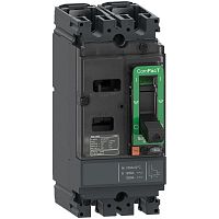 Выключатель автоматическийNSX160F 18кА DC 2П 160А TMD SchE C16F2TM160