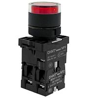 Кнопка управления NP2-EW3465 1НО+1НЗ красн. AC/DC 230В(LED) IP40 CHINT 574737