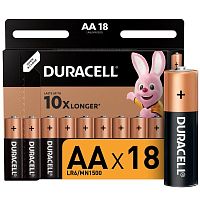 Элемент питания алкалиновый AA/LR6-18BL Basic (блист.18шт) Duracell Б0014448