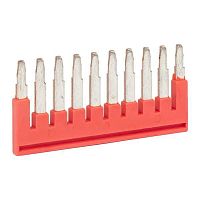 Перемычка втычная для ST/Push-in 2.5 10PIN (уп.10шт) EKF plc-per-st-10PIN-2.5