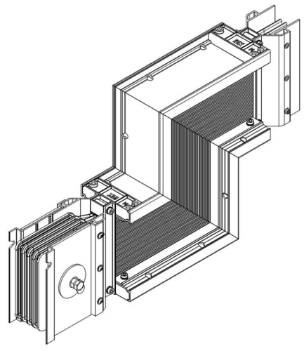 Секция Z-образ. вверх 5000А Cu 3L+N+PER IP55 тран. IEK LB-5000C4-35-F-ZU